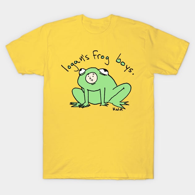 Logan's Frog Boys T-Shirt by loganlukacs